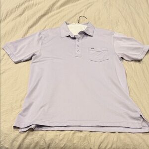 Travis Mathew Lavender Polo Shirt